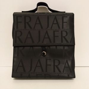 Jafra Frajaf Black Make Up Cosmetic Travel Bag